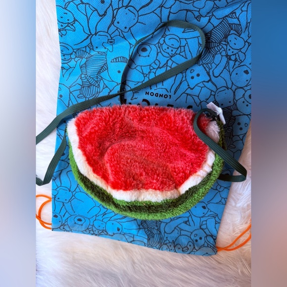 Jellycat Amsuseable Watermelon Bag New - Picture 2 of 3